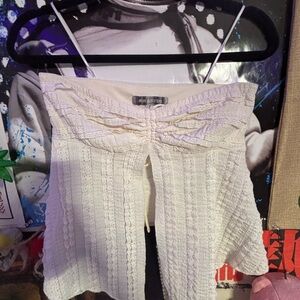 Urban Outfitters Cream Lace Camisole